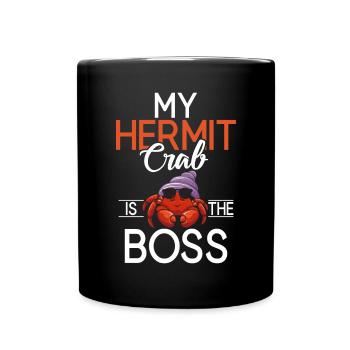 Cadeaux de crabe ermite - Mug uni - noir - Devant