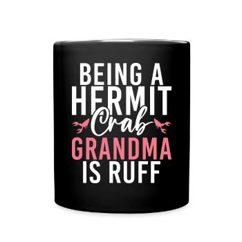 Cadeaux de crabe ermite - Mug uni - noir - Devant