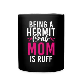 Cadeaux de crabe ermite - Mug uni - noir - Devant
