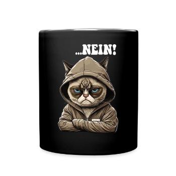 Nein! Neinsager - Mitarbeiter Arbeitskollegen - Tasse einfarbig - Schwarz - Vorne