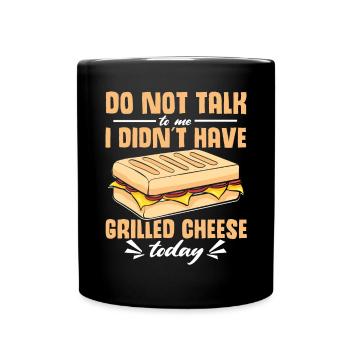 Love Grilled Cheese Men Women - Tasse einfarbig - Schwarz - Vorne