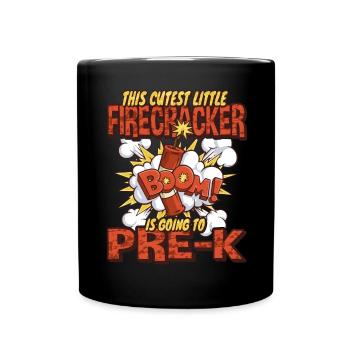 Cutest Kids Fireworks Elementary School - Full Colour Mug - black - Front