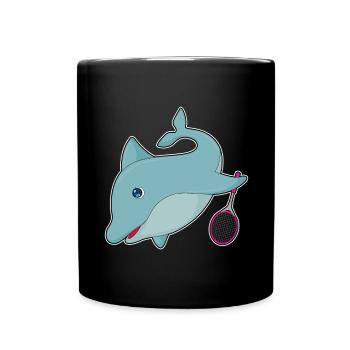 Raquette Tenni Dolphin Tennis - Mug uni - noir - Devant