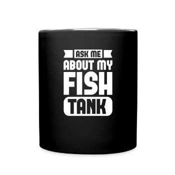 Aquarium Fish Tank Aquarist Fish Lovers - Full Colour Mug - black - Front