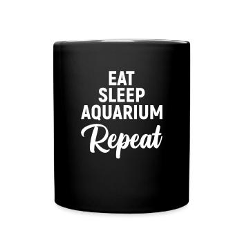 Aquarium Fish Tank Aquarist Fish Lovers - Full Colour Mug - black - Front