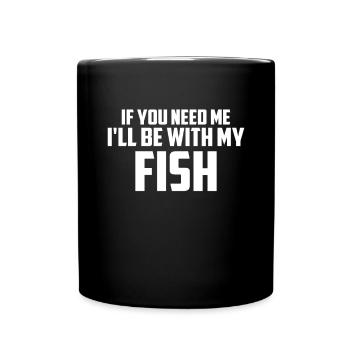 Aquarium Fish Tank Aquarist Fish Lovers - Full Colour Mug - black - Front