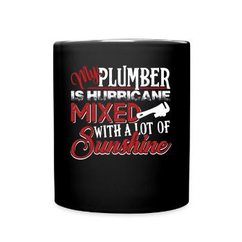 Plumber Plumber A Lot Of Sunshine - Full Colour Mug - black - Front