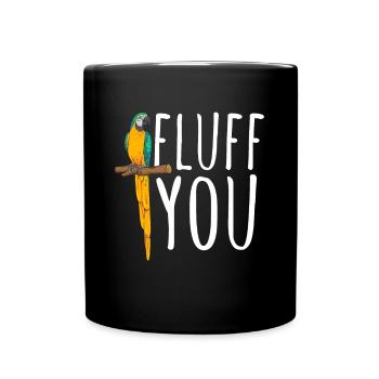 Gelbbrustara Papagei Blue And Yellow Macaw - Tasse einfarbig - Schwarz - Vorne