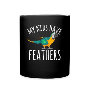 Gelbbrustara Papagei Blue And Yellow Macaw - Tasse einfarbig - Schwarz - Vorne