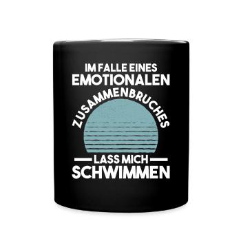 Schullehrer Lehrer - Tasse einfarbig - Schwarz - Vorne