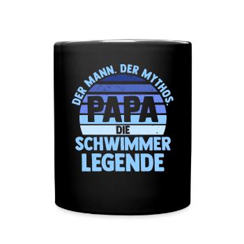 Schullehrerin Lehrerin - Tasse einfarbig - Schwarz - Vorne