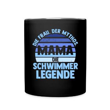 Schullehrerin Lehrerin - Tasse einfarbig - Schwarz - Vorne