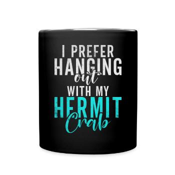 Cadeaux de crabe ermite - Mug uni - noir - Devant