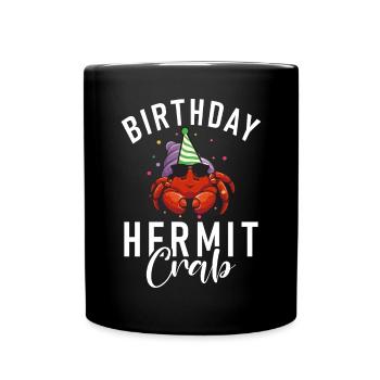 Cadeaux de crabe ermite - Mug uni - noir - Devant