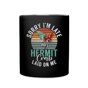Einsiedlerkrebs-Geschenke - Tasse einfarbig - Schwarz - Vorne
