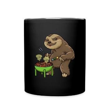 Paresseux de grillons - Mug uni - noir - Devant