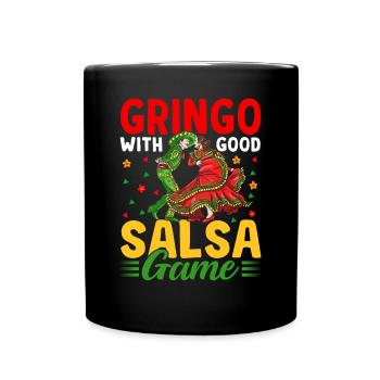 Bon jeu de salsa des amateurs de gringo Fiers gringos - Mug uni - noir - Devant