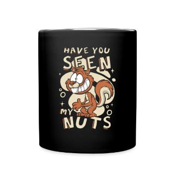Avez-vous vu mon écureuil renard Nuts - Mug uni - noir - Devant