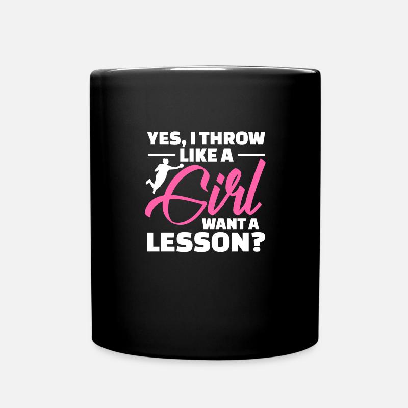 Handball - Tasse einfarbig - Schwarz