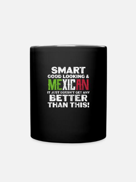 Mexiko - Tasse einfarbig - Schwarz