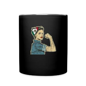 Mexiko - Tasse einfarbig - Schwarz - Vorne