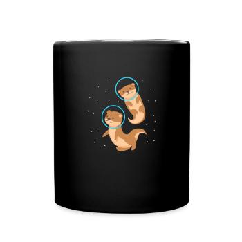 Otter Sea Otter Otter Gift - Full Colour Mug - black - Front
