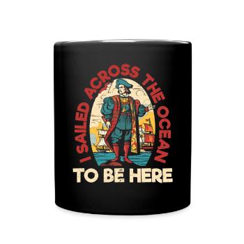 Christoph Kolumbus Italienisch-Amerikanischer Kolumbus-Tag - Tasse einfarbig - Schwarz - Vorne