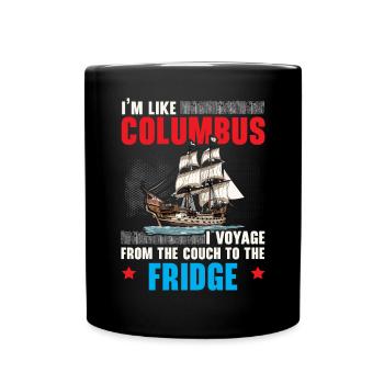 Christoph Kolumbus Italienisch-Amerikanischer Kolumbus-Tag - Tasse einfarbig - Schwarz - Vorne