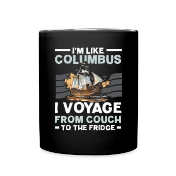 Christoph Kolumbus Italienisch-Amerikanischer Kolumbus-Tag - Tasse einfarbig - Schwarz - Vorne