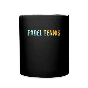 Padel Tennis Rétro - Mug uni - noir - Devant