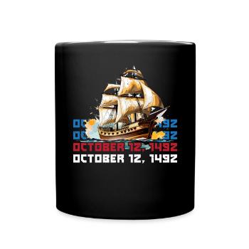 Christoph Kolumbus Italienisch-Amerikanischer Kolumbus-Tag - Tasse einfarbig - Schwarz - Vorne