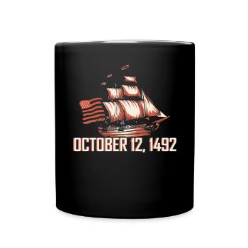 Christoph Kolumbus Italienisch-Amerikanischer Kolumbus-Tag - Tasse einfarbig - Schwarz - Vorne