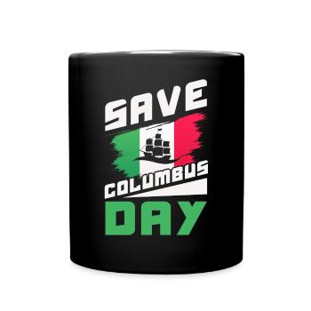 Christoph Kolumbus Italienisch-Amerikanischer Kolumbus-Tag - Tasse einfarbig - Schwarz - Vorne
