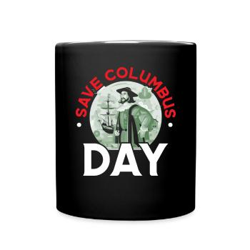 Christoph Kolumbus Italienisch-Amerikanischer Kolumbus-Tag - Tasse einfarbig - Schwarz - Vorne