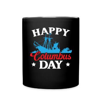 Christoph Kolumbus Italienisch-Amerikanischer Kolumbus-Tag - Tasse einfarbig - Schwarz - Vorne