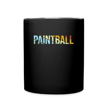 Paintball Rétro - Mug uni - noir - Devant