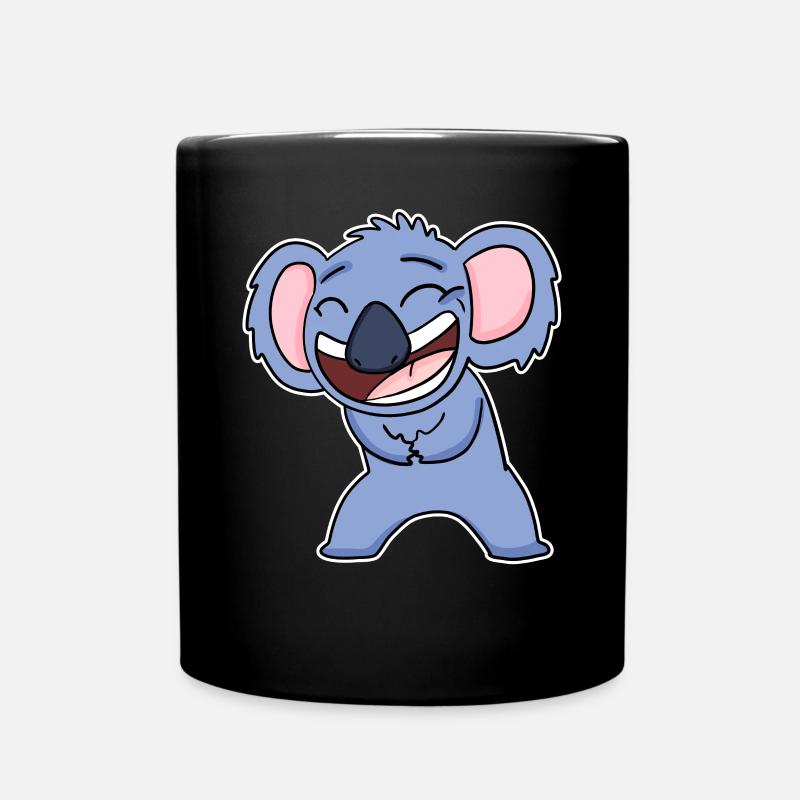 Lachender KoaLa - Tasse einfarbig - Schwarz