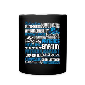 Physician Assistant Physician Assistant Empathy - Full Colour Mug - black - Front