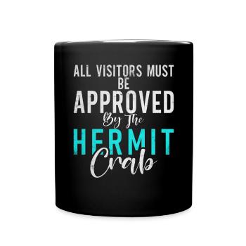 Cadeaux de crabe ermite - Mug uni - noir - Devant