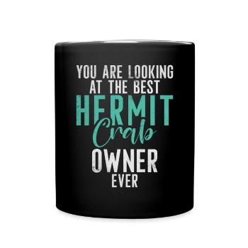 Cadeaux de crabe ermite - Mug uni - noir - Devant