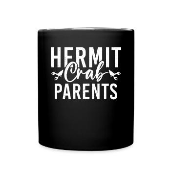 Cadeaux de crabe ermite - Mug uni - noir - Devant
