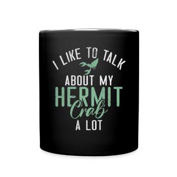 Einsiedlerkrebs-Geschenke - Tasse einfarbig - Schwarz - Vorne