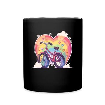 Vélo Cyclisme Rétro Vélo Vintage - Mug uni - noir - Devant