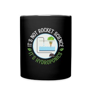 Hydrophonie Agriculteur Horticulture Agriculture - Mug uni - noir - Devant