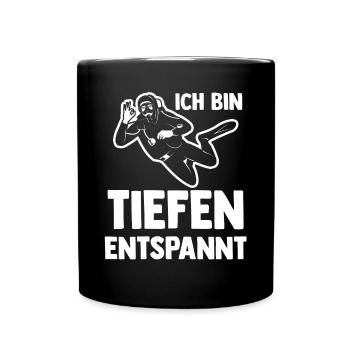 Schullehrerin Lehrerin - Tasse einfarbig - Schwarz - Vorne