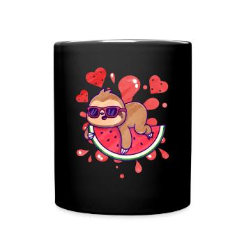 Watermelon - Full Colour Mug - black - Front