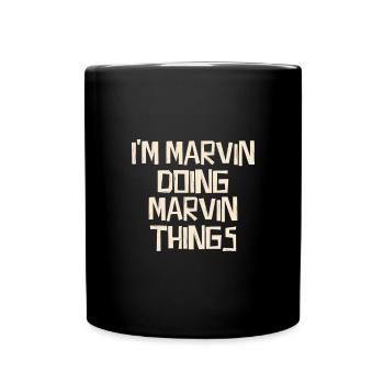 I'm Marvin doing Marvin things - Tasse einfarbig - Schwarz - Vorne