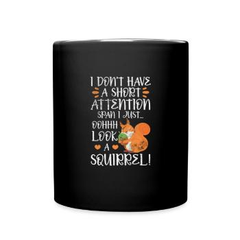 ADHS - Tasse einfarbig - Schwarz - Vorne