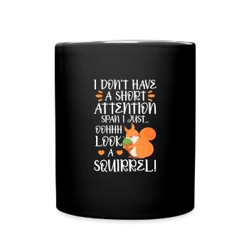 ADHD ADHD Attention Deficit Gift - Full Colour Mug - black - Front