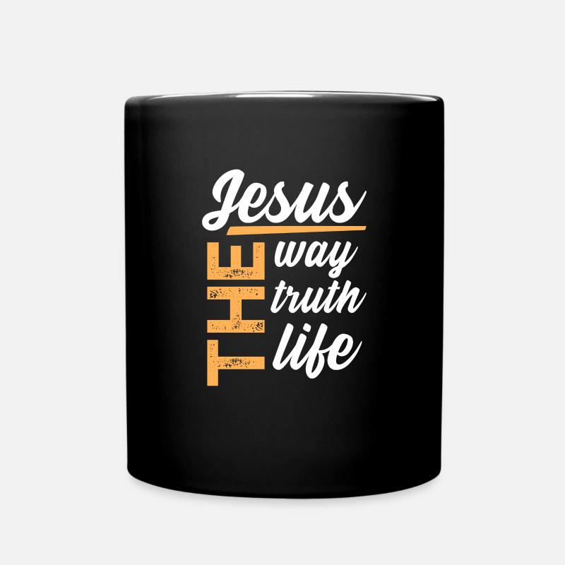 Bible Bible Versets chrétiens Don de Jésus - Mug uni - noir